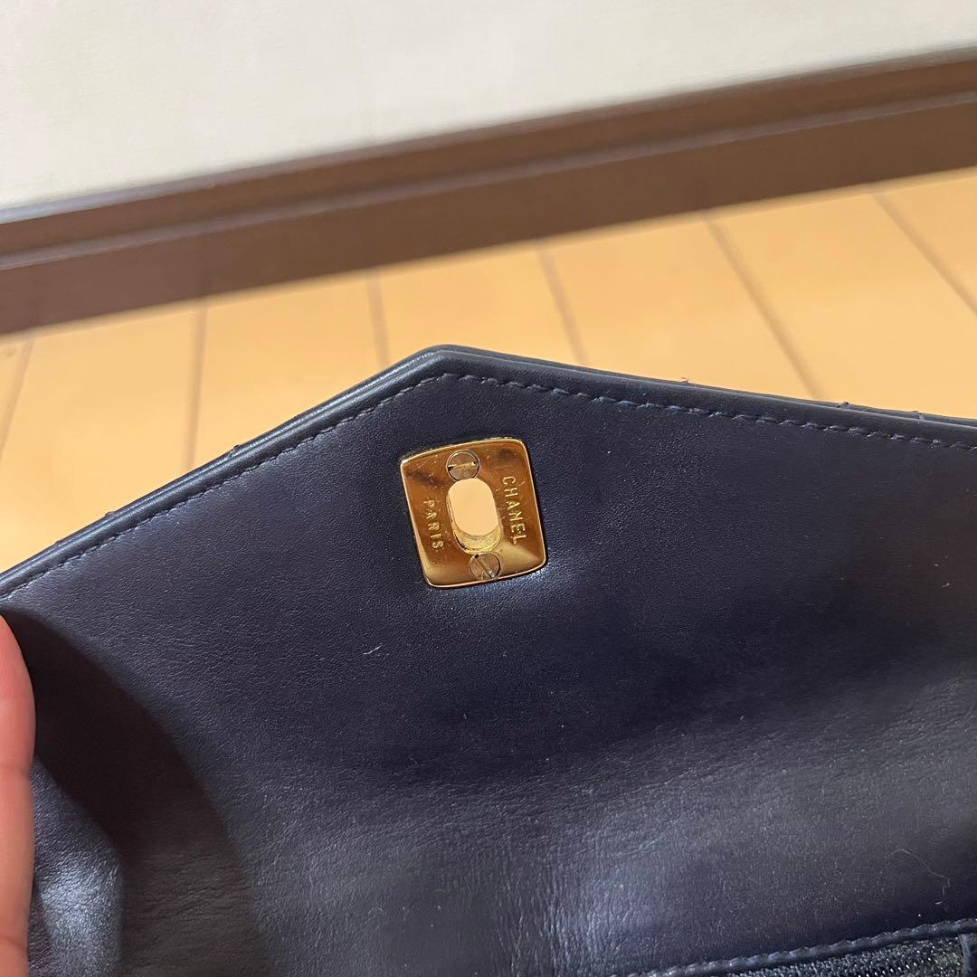 CHANEL シャネル ウエストポーチ マトラッセ ココマーク ターンロック