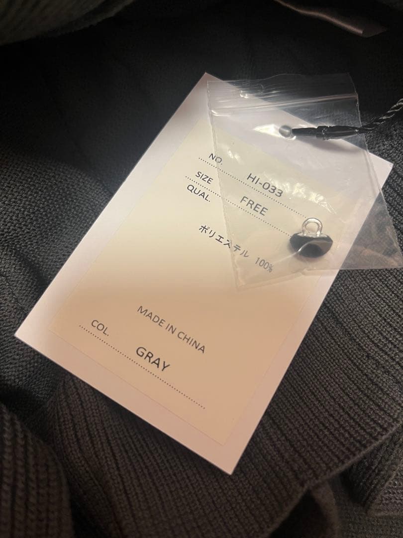 Hiand Ruffled-Hem Polo Dress グレー