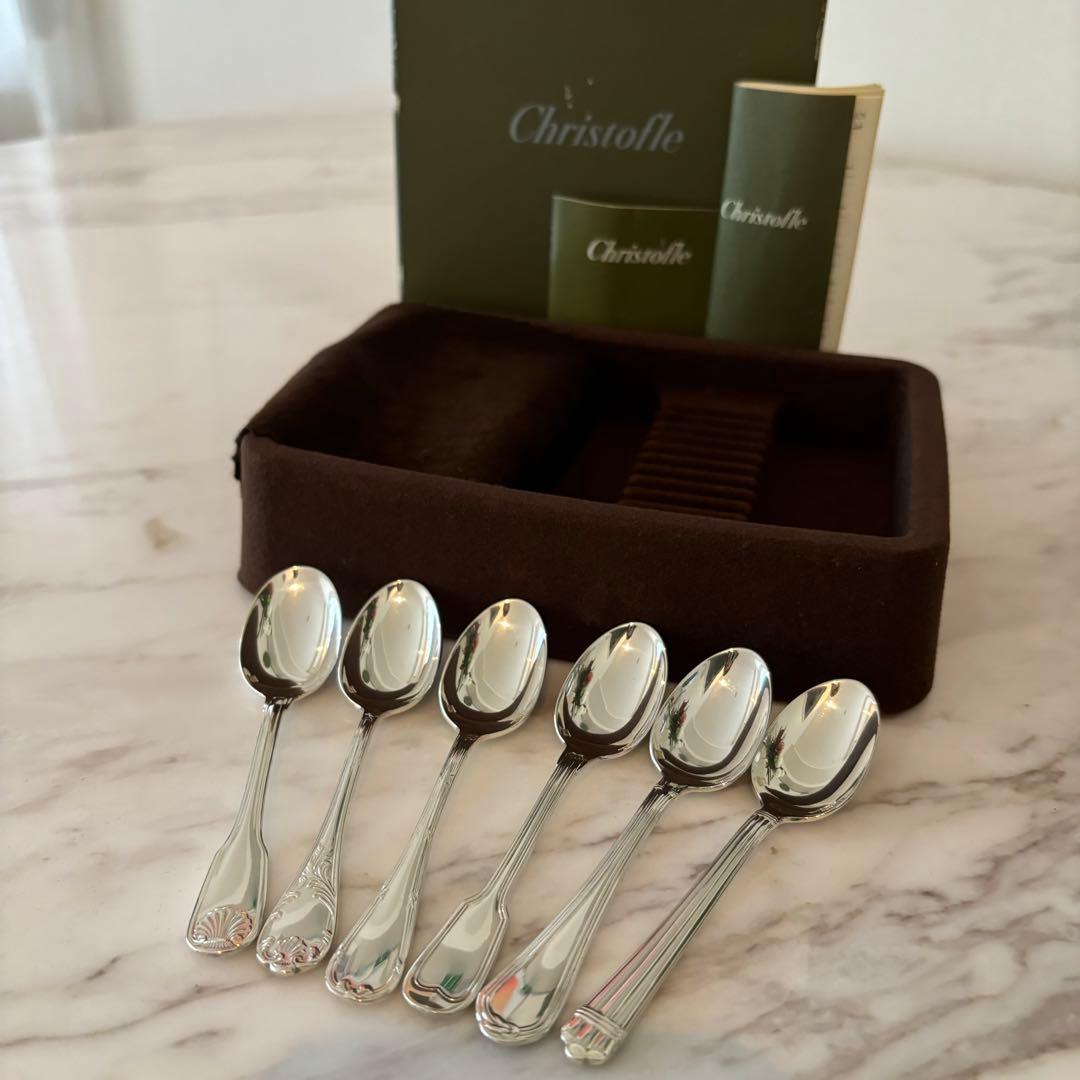 Christofle デミタススプーンセット 6本