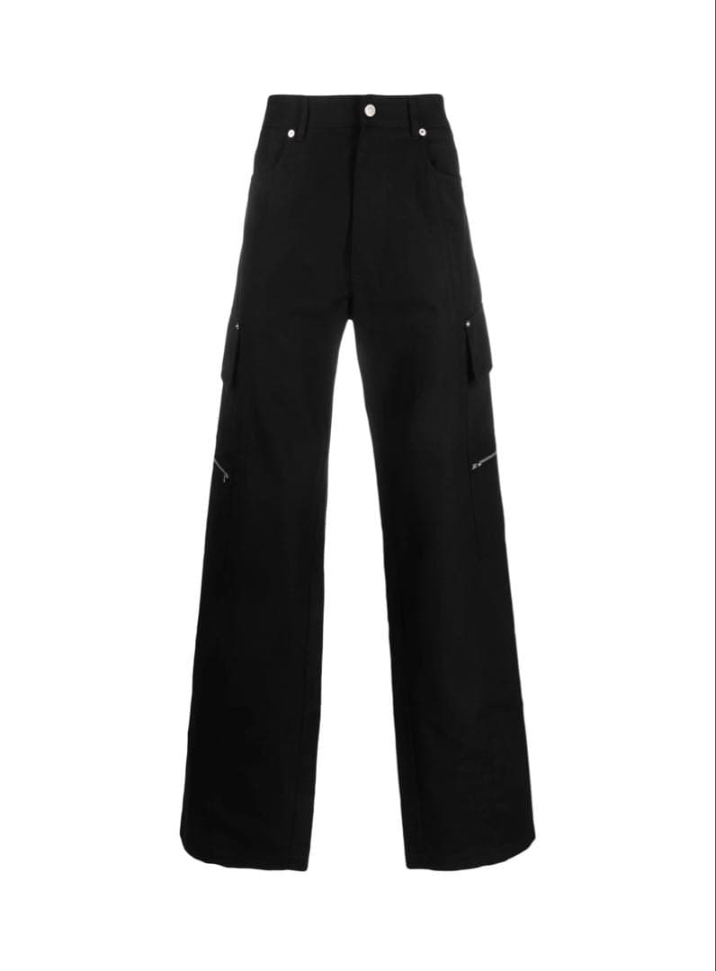 1017 ALYX 9SM ブラックワイドカーゴパンツ