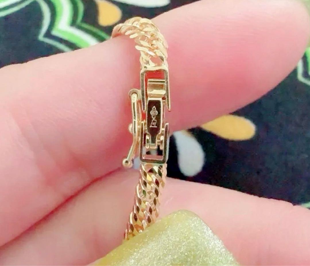 K18 YG 12カットネックレス 45cm 6.8g