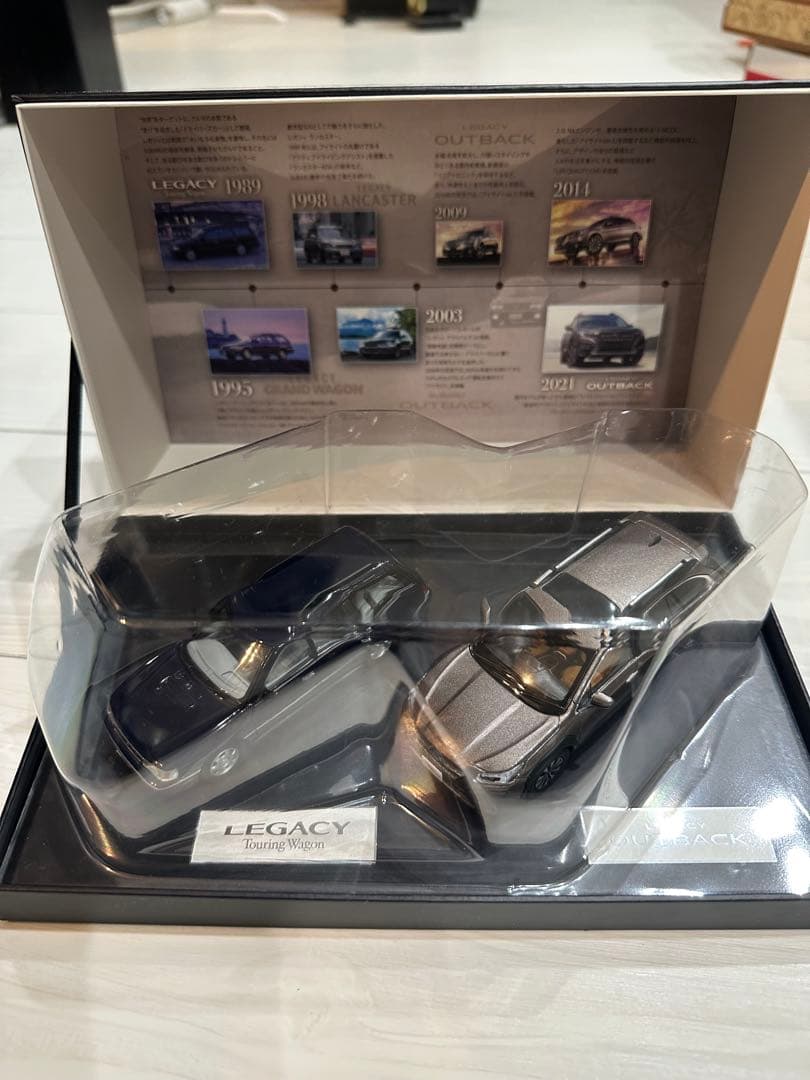 SUBARU　レガシィ&アウトバックダイキャストミニカーセット　1/43