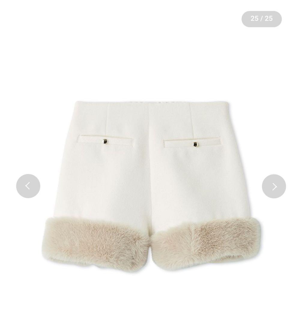 LILY BROWN エコファーショートパンツ