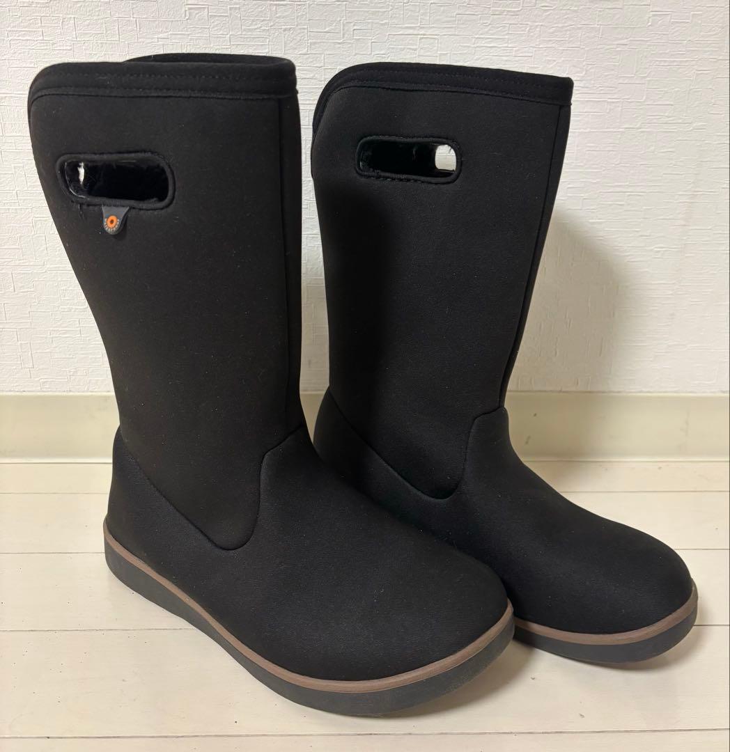 【良品】BOGS ボグス レディース　スノーブーツ　ブラック　24センチ