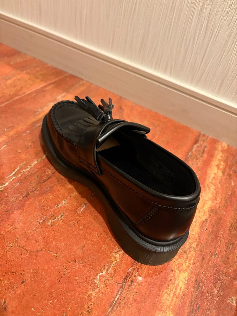 ADRIAN タッセルローファー 23cm ブラック