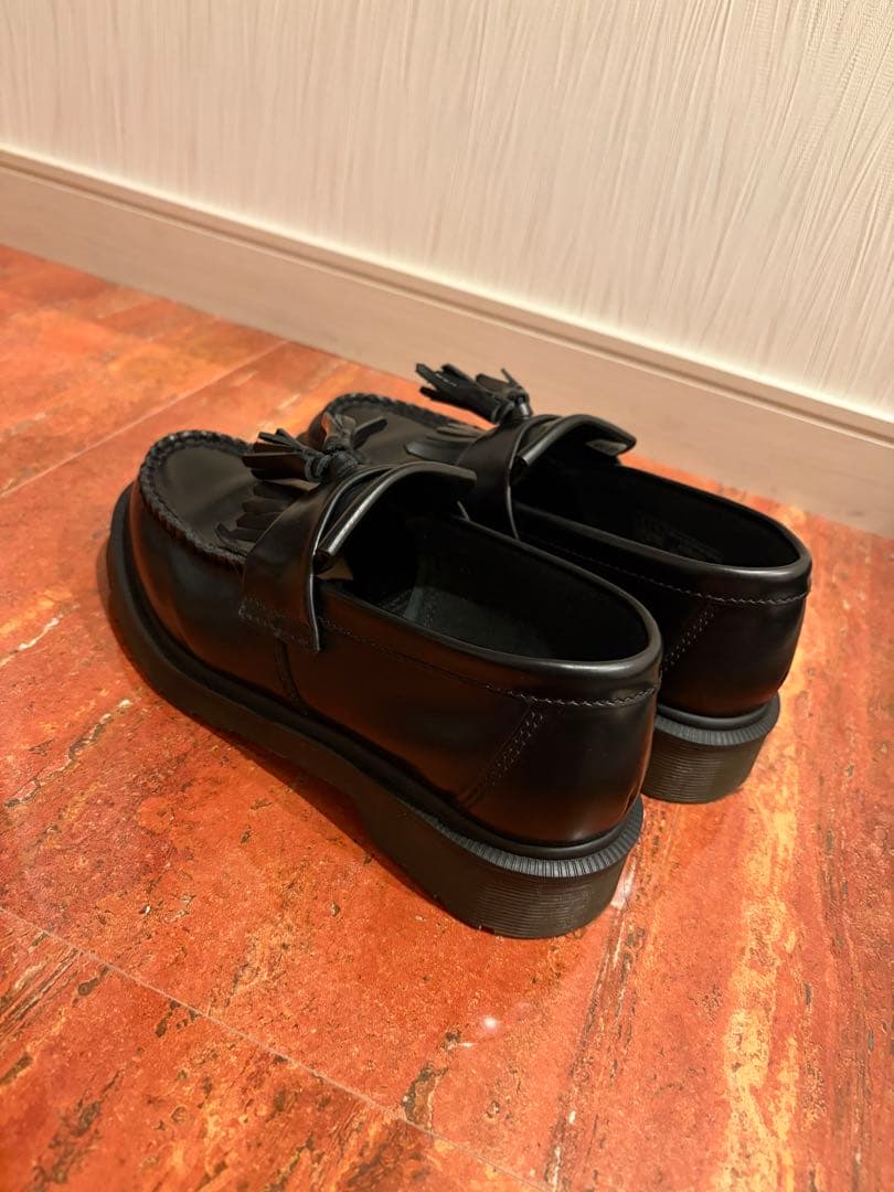 ADRIAN タッセルローファー 23cm ブラック