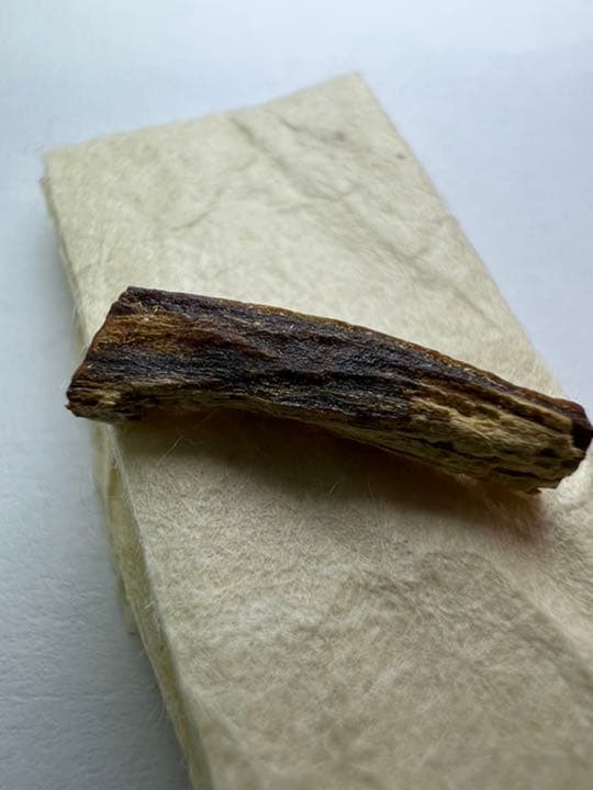 古渡命銘木 霊元院勅銘　伽羅　銘【星合】0.103g 香木/お香/沈香/伽羅