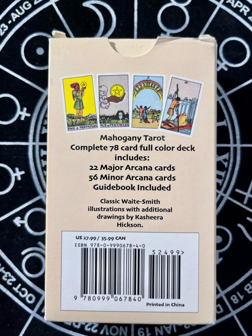 【正規品】Mahogany Tarot（英語版)