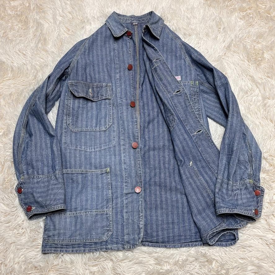 希少　WAREHOUSE ウェアハウス　カバーオール　ヴィンテージ　ヘリンボーン