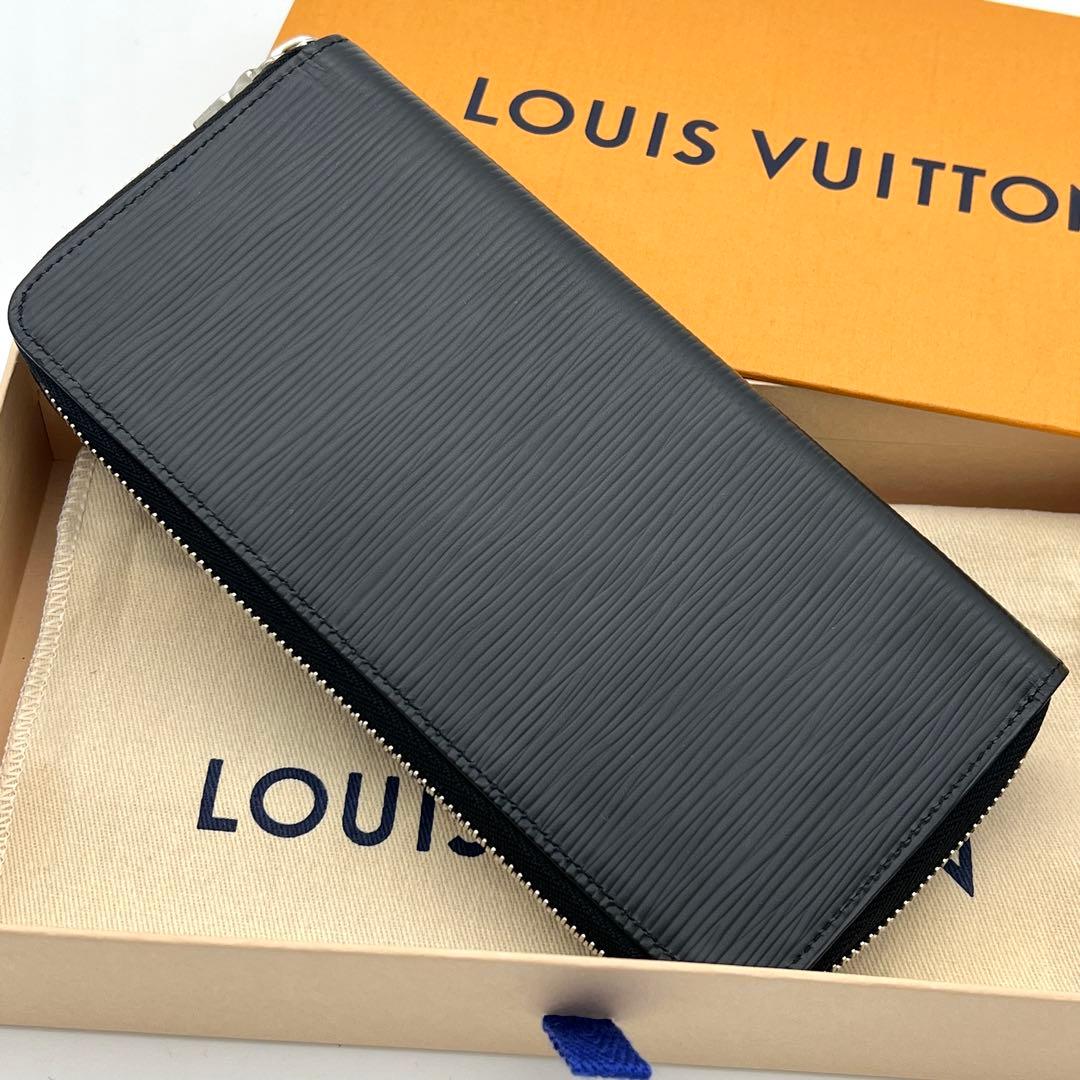 【最高級美品】ヴィトン ジッピー ヴェルティカル エピ 長財布 ブラック 黒