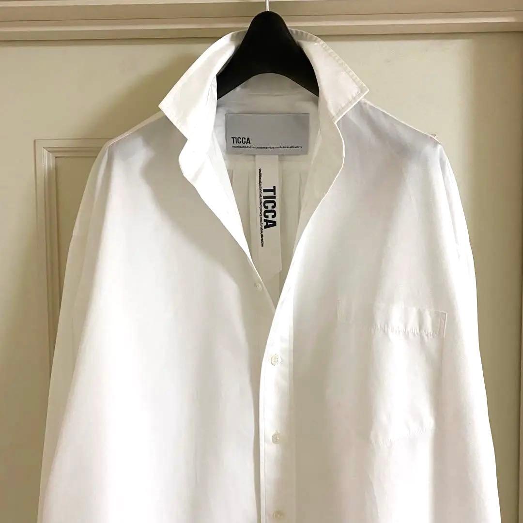 TICCA シャツ　スクエアビックシャツ　チュニック　ブラウス　ワンピース　美品