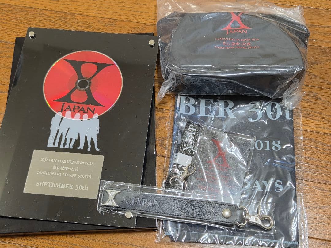 X JAPAN 2018 紅に染まった夜 無観客ライブ記念グッズ YOSHIKI