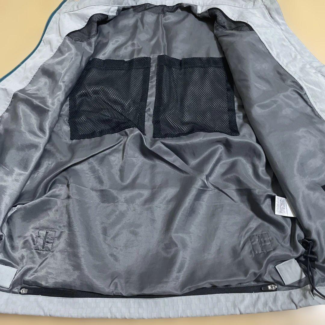 マキタ　ファンベスト バッテリー付き Mサイズ　中古　ライトグレー