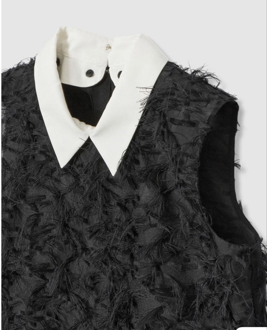 ANAYI アナイ　フェザーカットジャガード ブラウス　2025秋冬