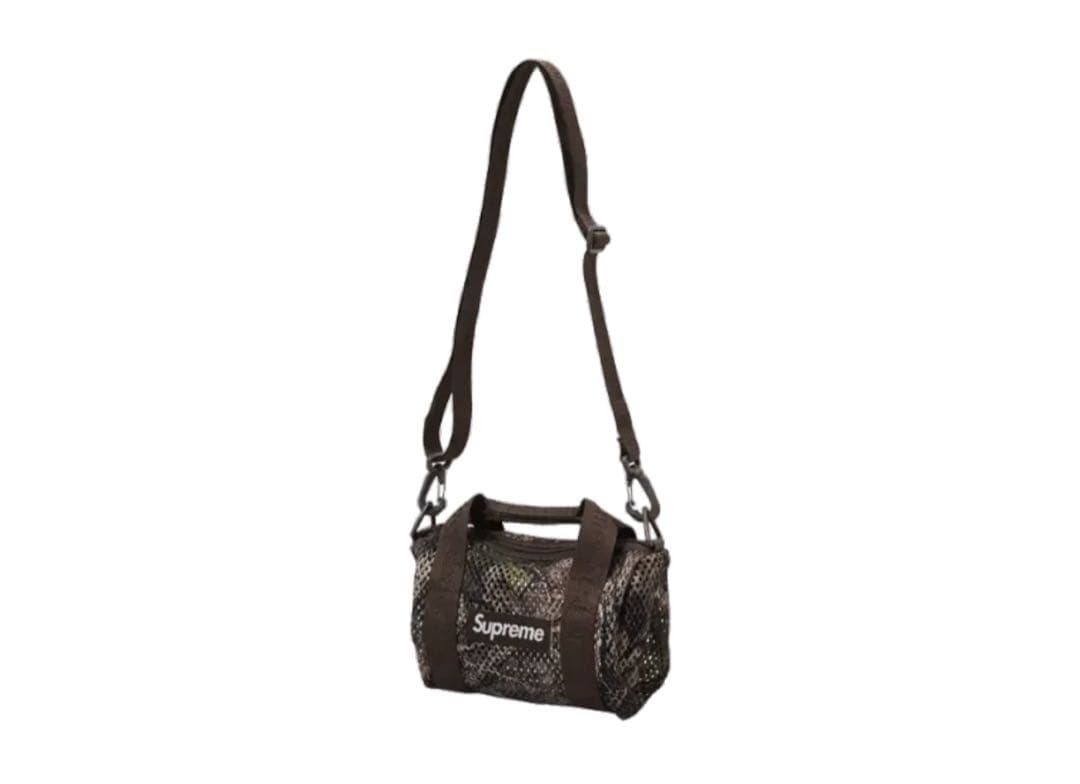 バッグ Supreme Mesh Mini Duffle Bag Camo