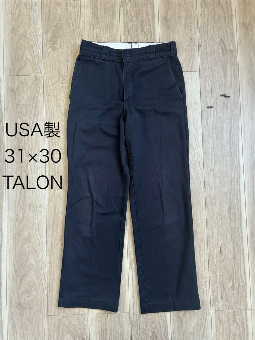 90s USA製Dickies 874 ブラックチノ