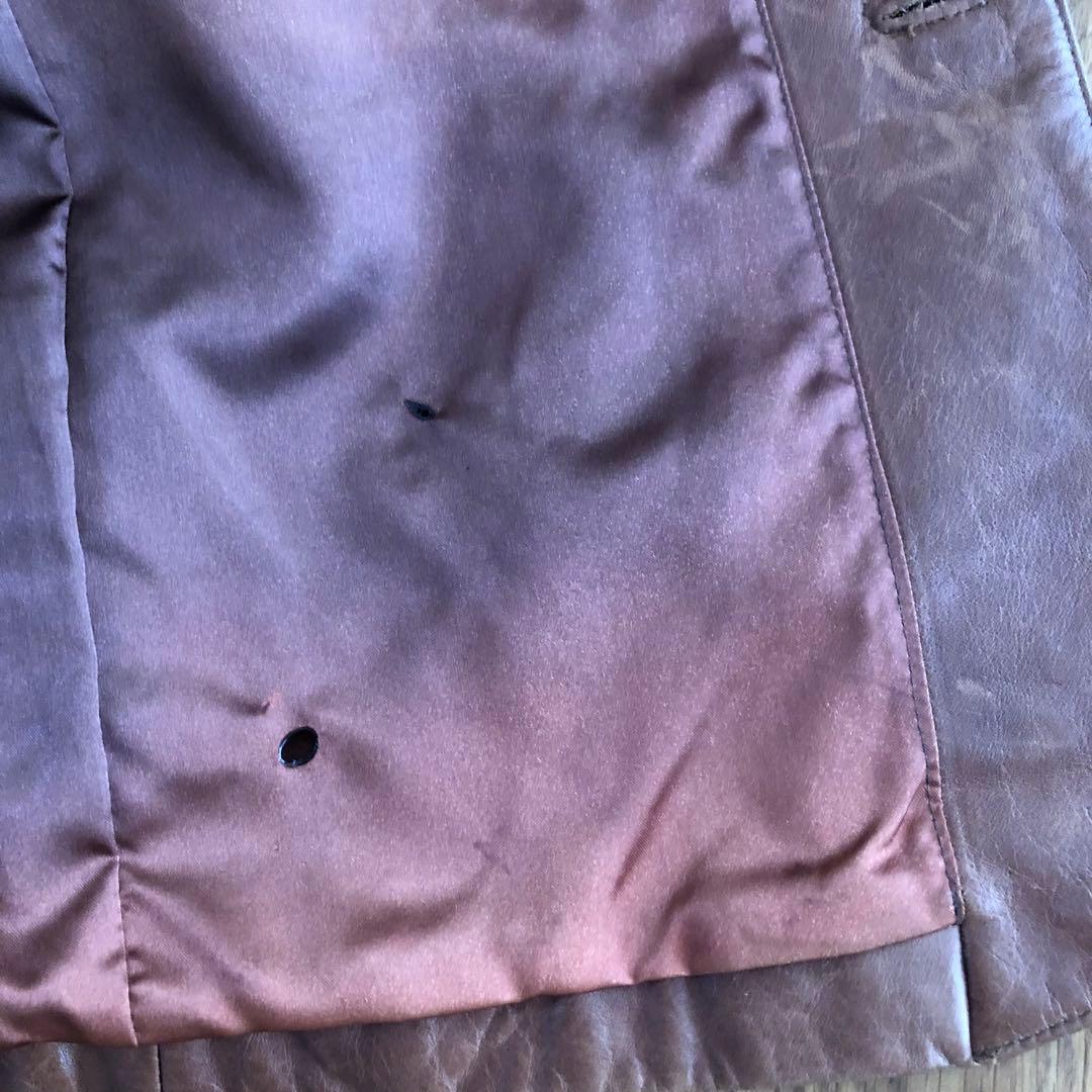 【希少 美品】B-McCOY'S ステアハイドレザー テーラードジャケット M