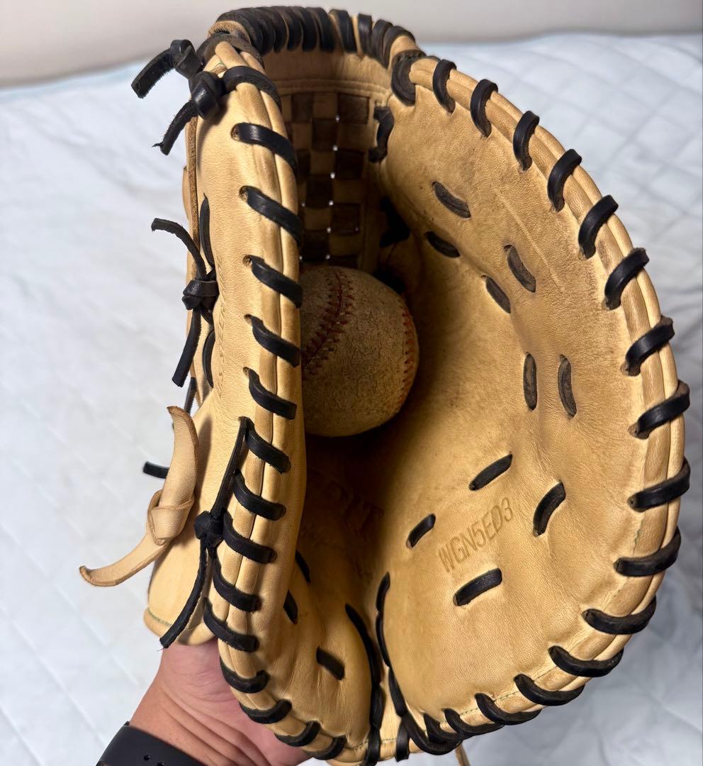 即戦力✨️ワールドペガサス　ファーストミット右投げ用【型付け済】
