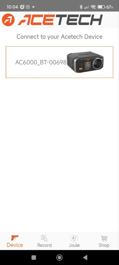 物*ん様 ACETECH AC6000MK3 BT 初速計 サバゲー引退