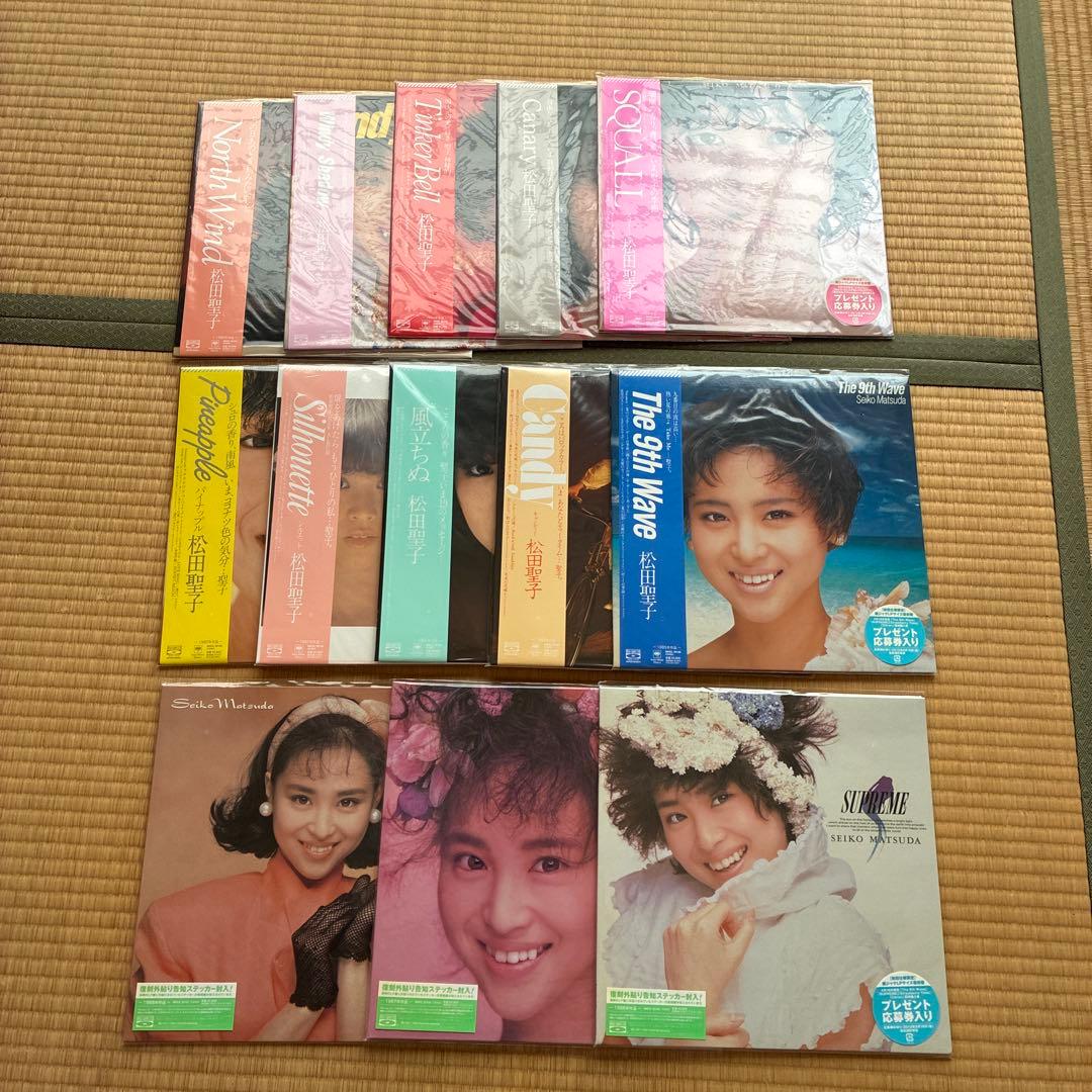 松田聖子　紙ジャケLPサイズCD13枚