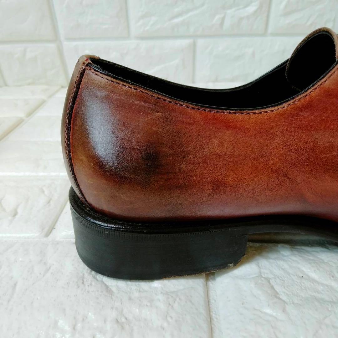 ロッソ フェオレンティーノ　レザードレスシューズ　27.5cm相当　イタリア製