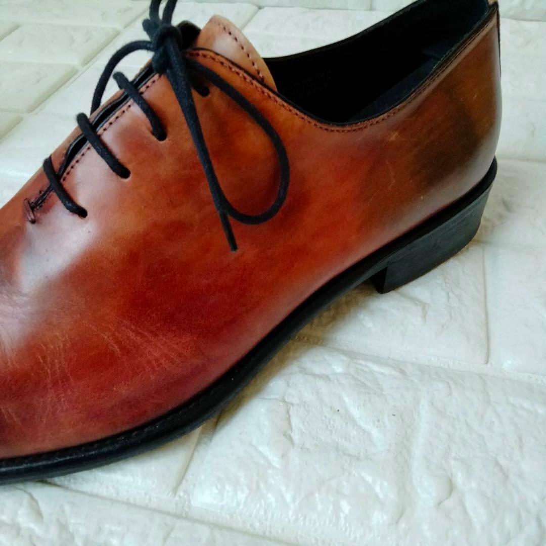 ロッソ フェオレンティーノ　レザードレスシューズ　27.5cm相当　イタリア製