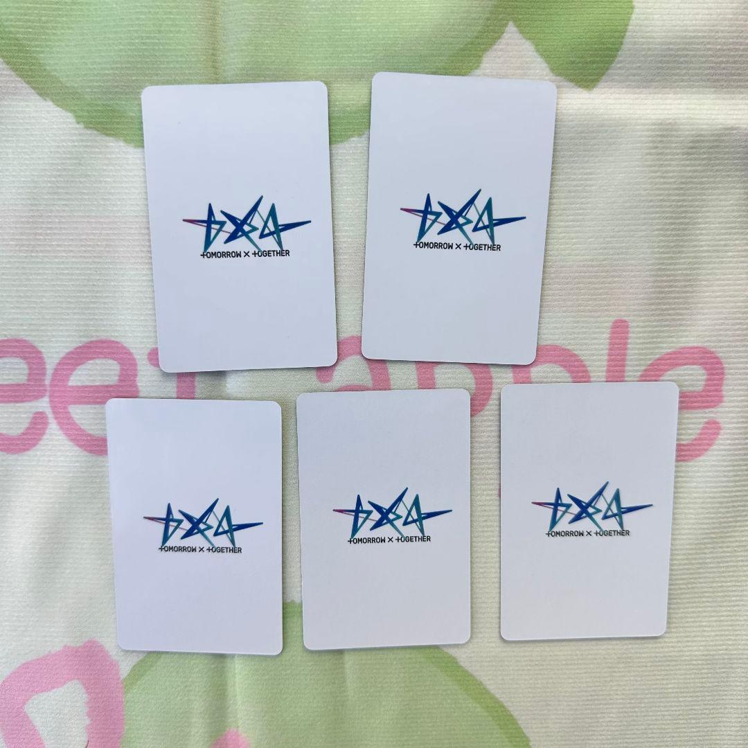 TXT LINE ミュージックトレカ 5枚です