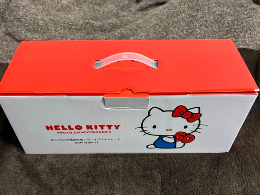 き*ー様 ハローキティ 50周年Bluetooth機能搭載 ラジカセ SCR-B