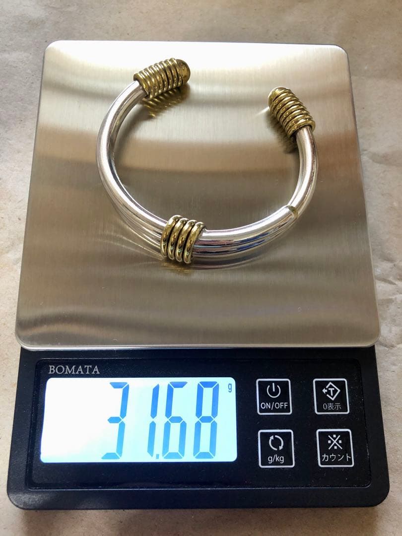 お*し様 メキシコ製 vintage 925 シルバーバングル メキシカンジュエ