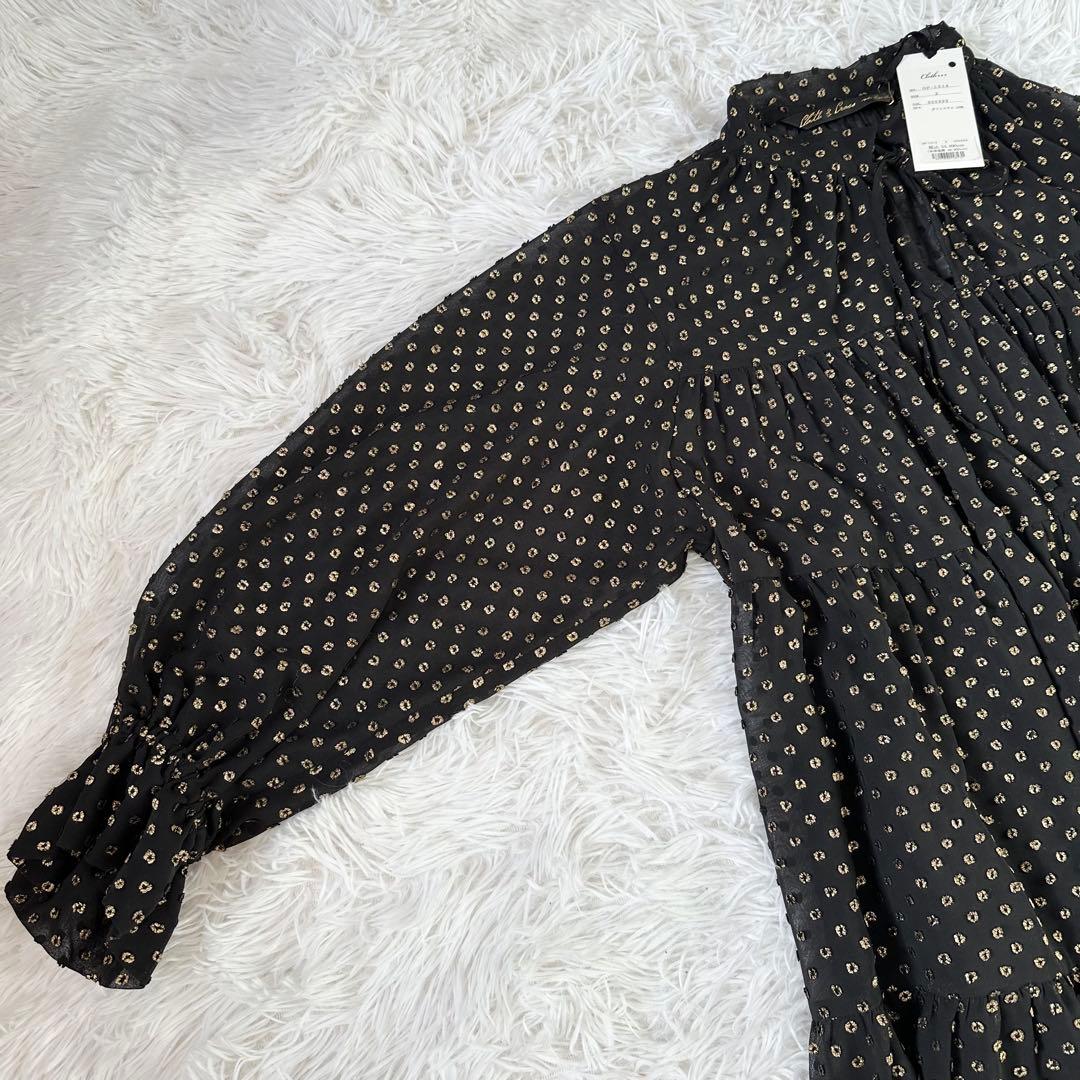 nakiusagi✨CLOTH&CROSS ドットジャガードティアード