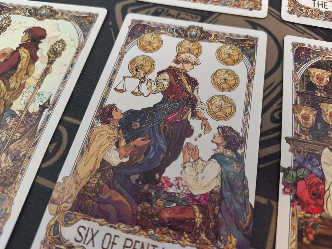 【正規品タロットカード】入手困難✨超美麗✨まるで古典絵画✨星明かりの歌のデッキ