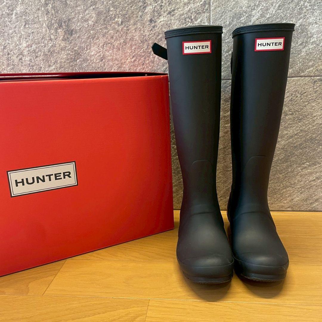 HUNTER ブラック 長靴 23cm UK4 新品・未使用