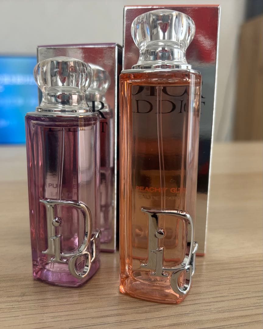 【2本セット/バラ売り可】Dior ADDICT パープルグロウ ピーチーグロウ