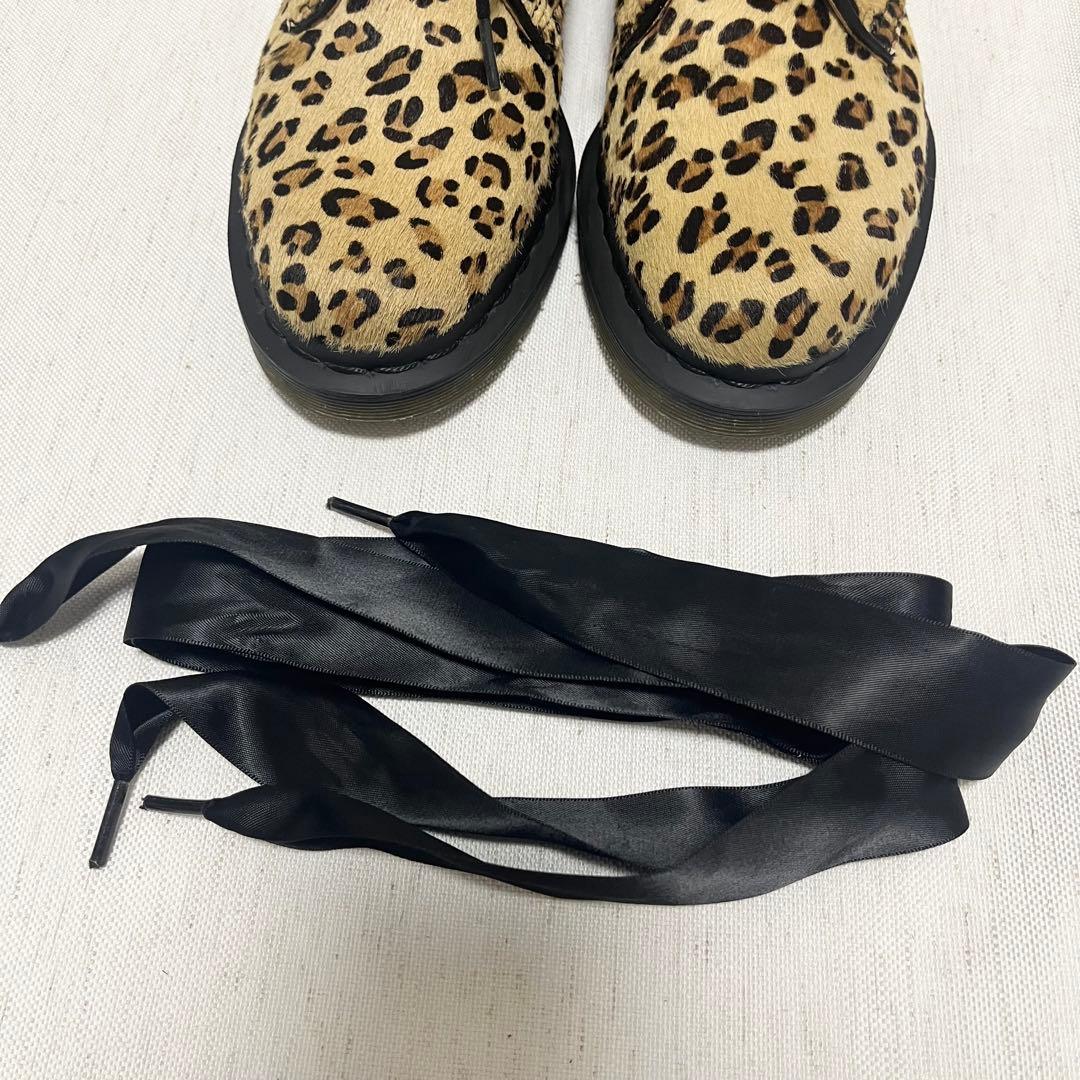 【未使用級】ドクターマーチン　ビームス　コラボ　別注　レオパード　3ホール　豹柄