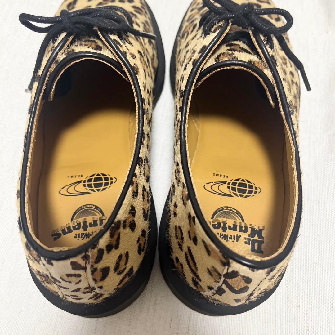 【未使用級】ドクターマーチン　ビームス　コラボ　別注　レオパード　3ホール　豹柄