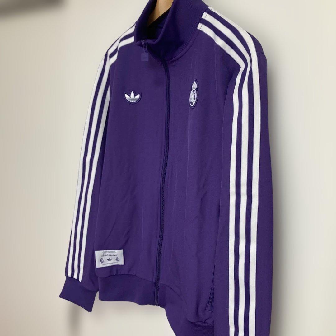 新品未使用タグ付き人気カラーadidas×RealマドリードトラックジャケットL