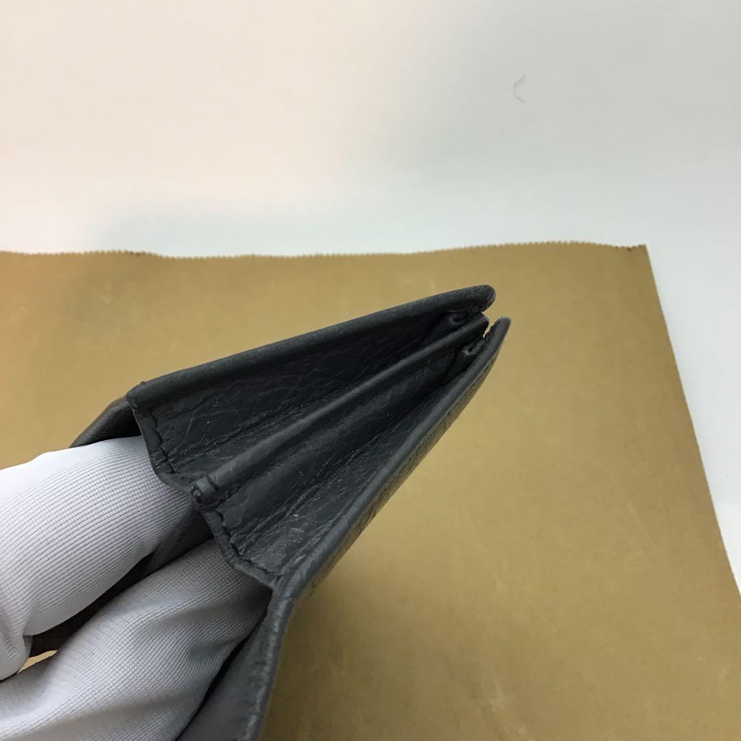 ❣️美品❣️ BALENCIAGA バレンシアガ　レザー 名刺入れ グレー