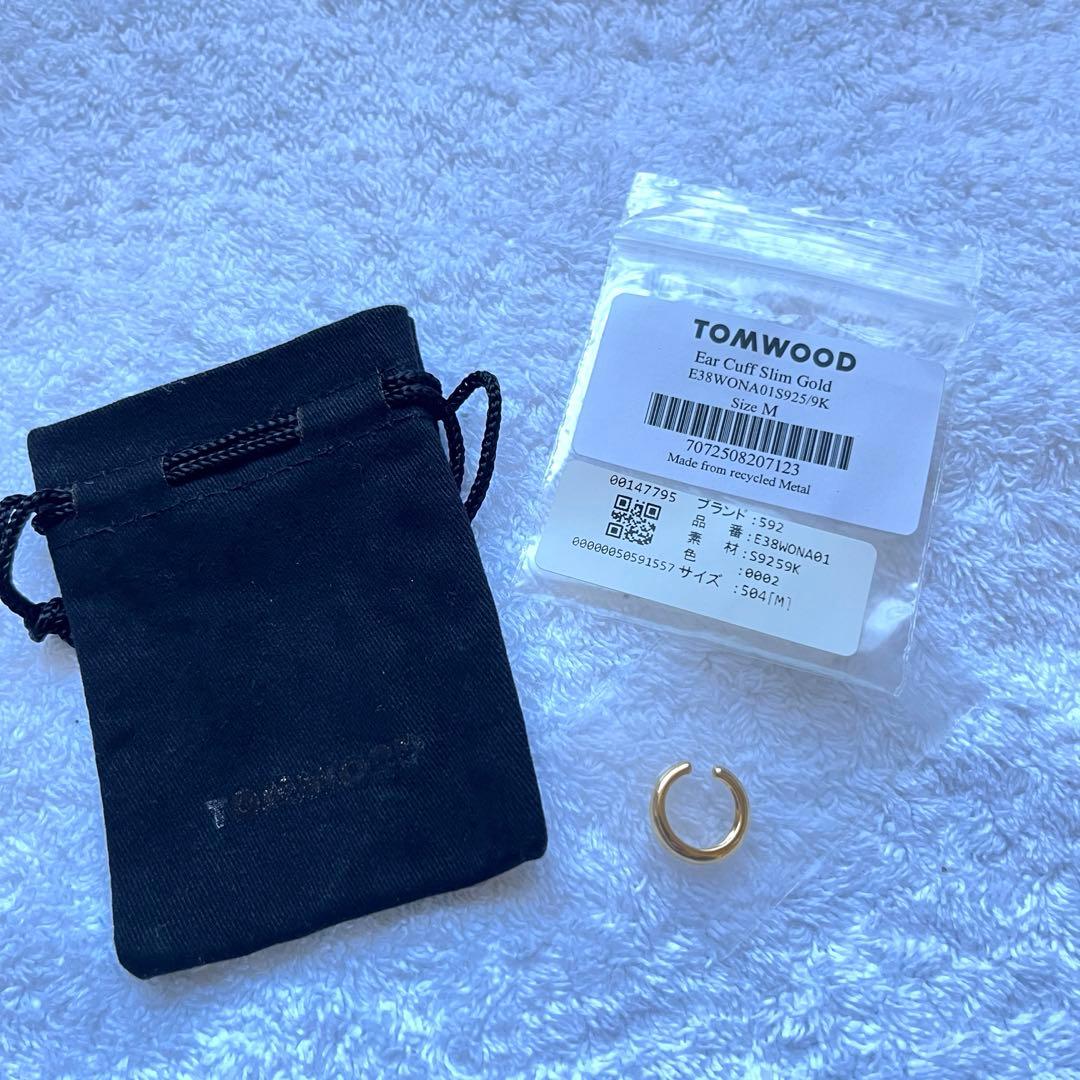 新品 TOMWOOD トムウッド イヤーカフ スリム ゴールド ピアス