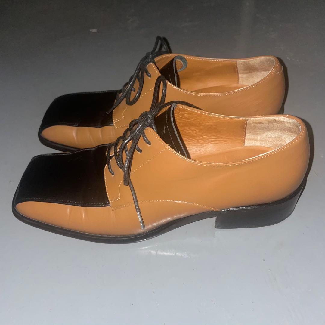 MARNI スクエアトゥレザードレスシューズ