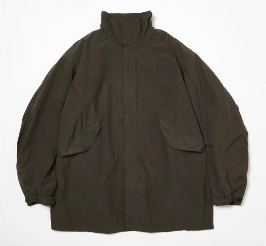 aton×ビューティ＆ユース別注　ショート丈モッズコート オリーブ