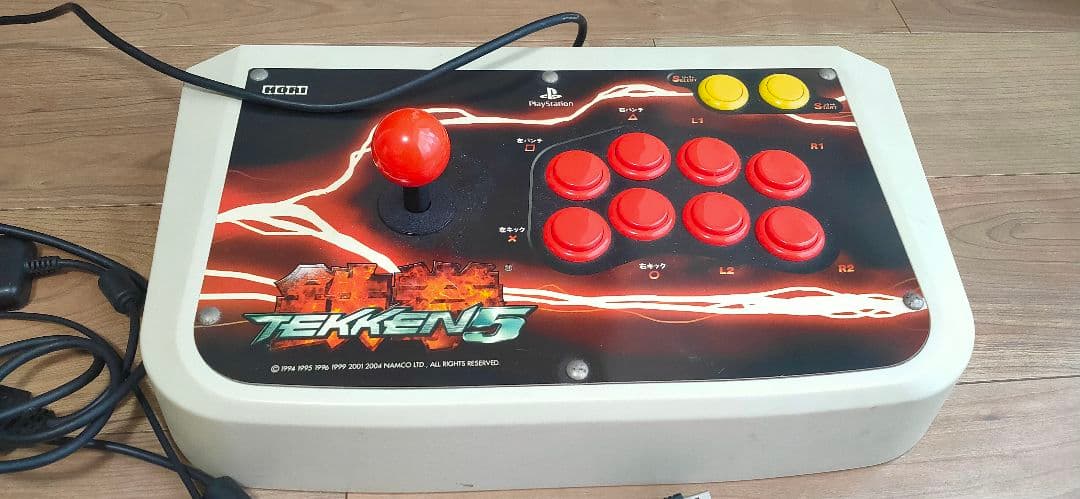 【ジャンク】鉄拳５　アーケードコントローラー　アケコン　プレイステーション PS