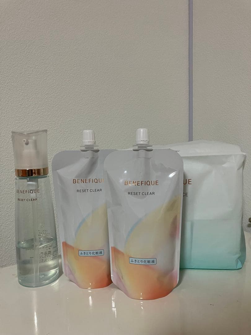 ベネフィーク リセットクリアn 本体 ＋ レフィル　２個