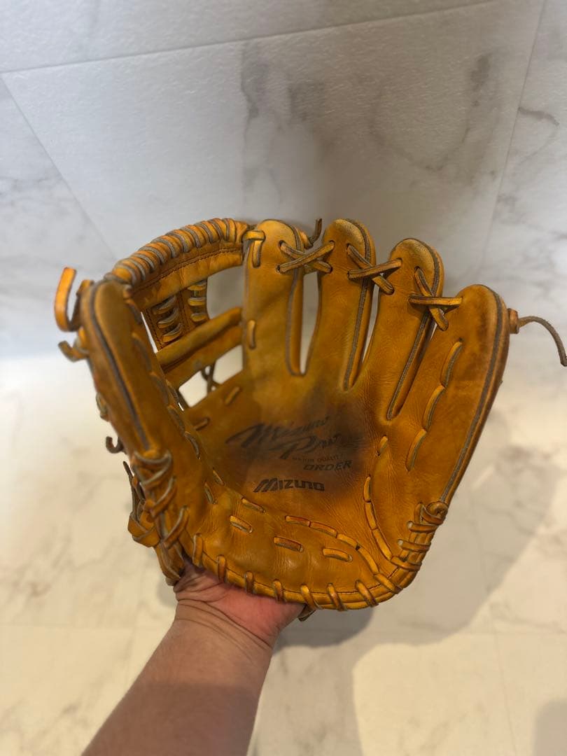 15日まで値下げミズノプロ 内野用グローブ（オーダーサンプル）右利き