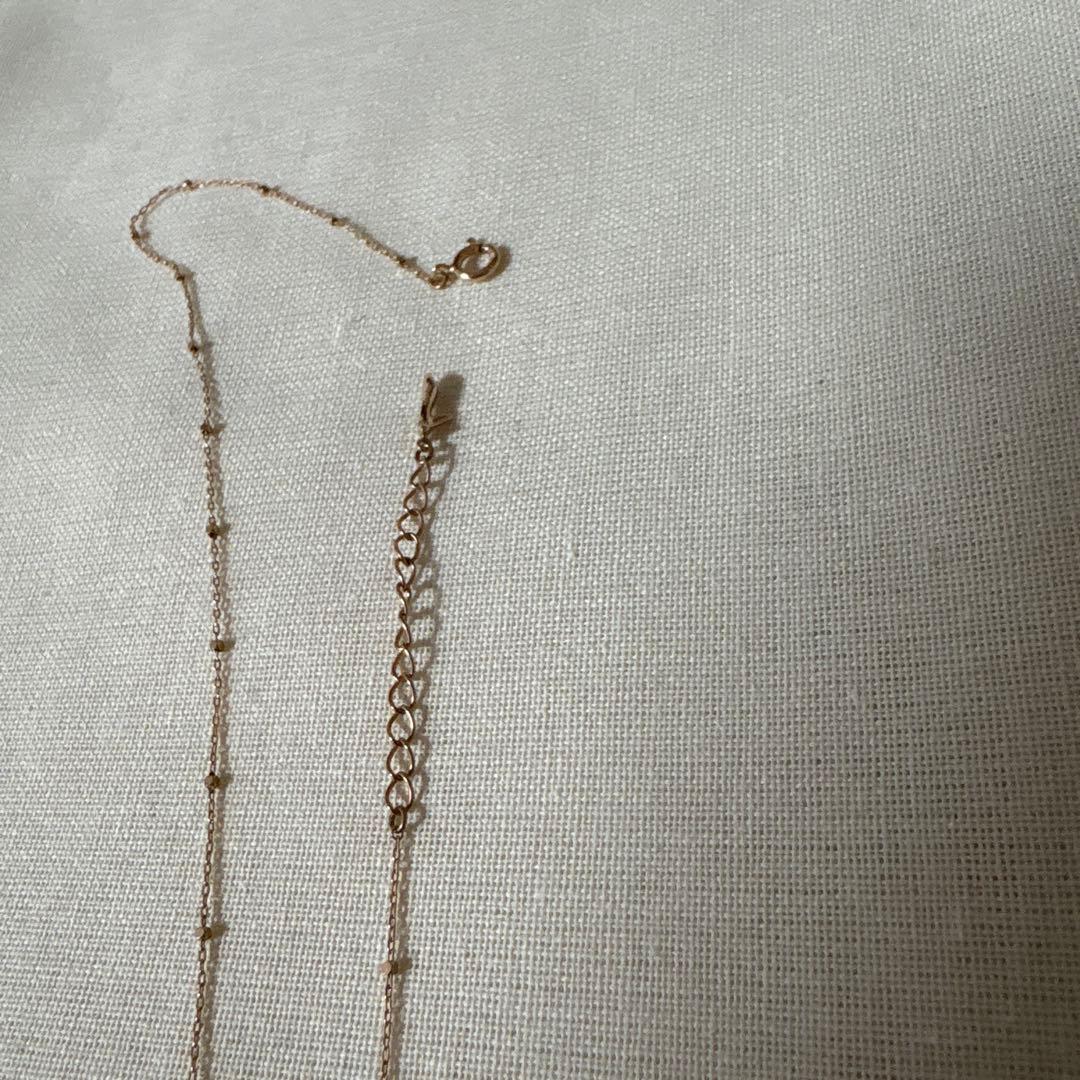 美品k10月と星モチーフ ネックレス