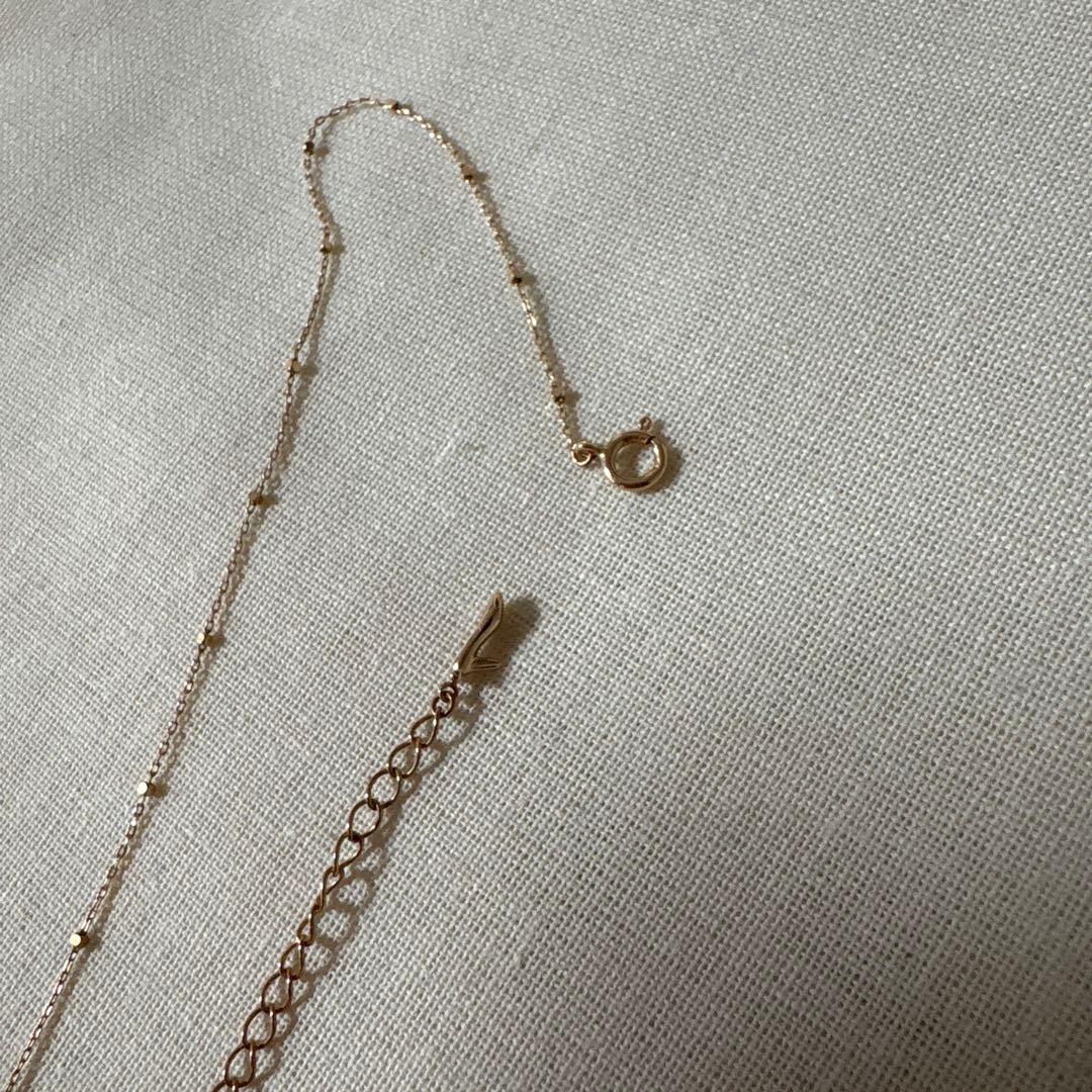 美品k10月と星モチーフ ネックレス