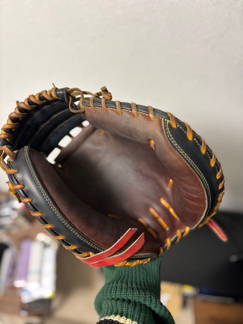 ZETT ゼット オーダー 軟式グローブ 黒/茶