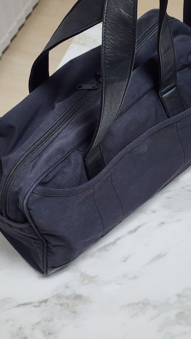 PORTER ボストンバッグ ブラック　ポーター　レザーと布のコンビ