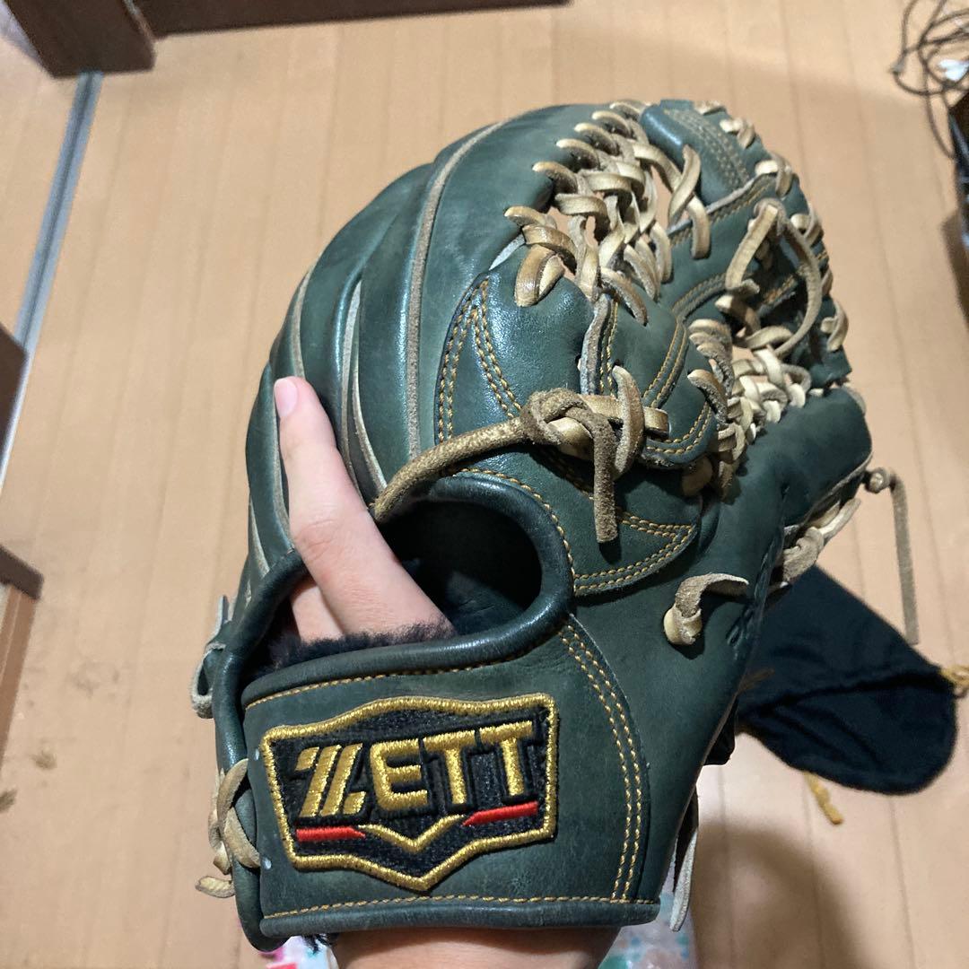 プロステイタスZETT硬式グローブ ダークグリーン