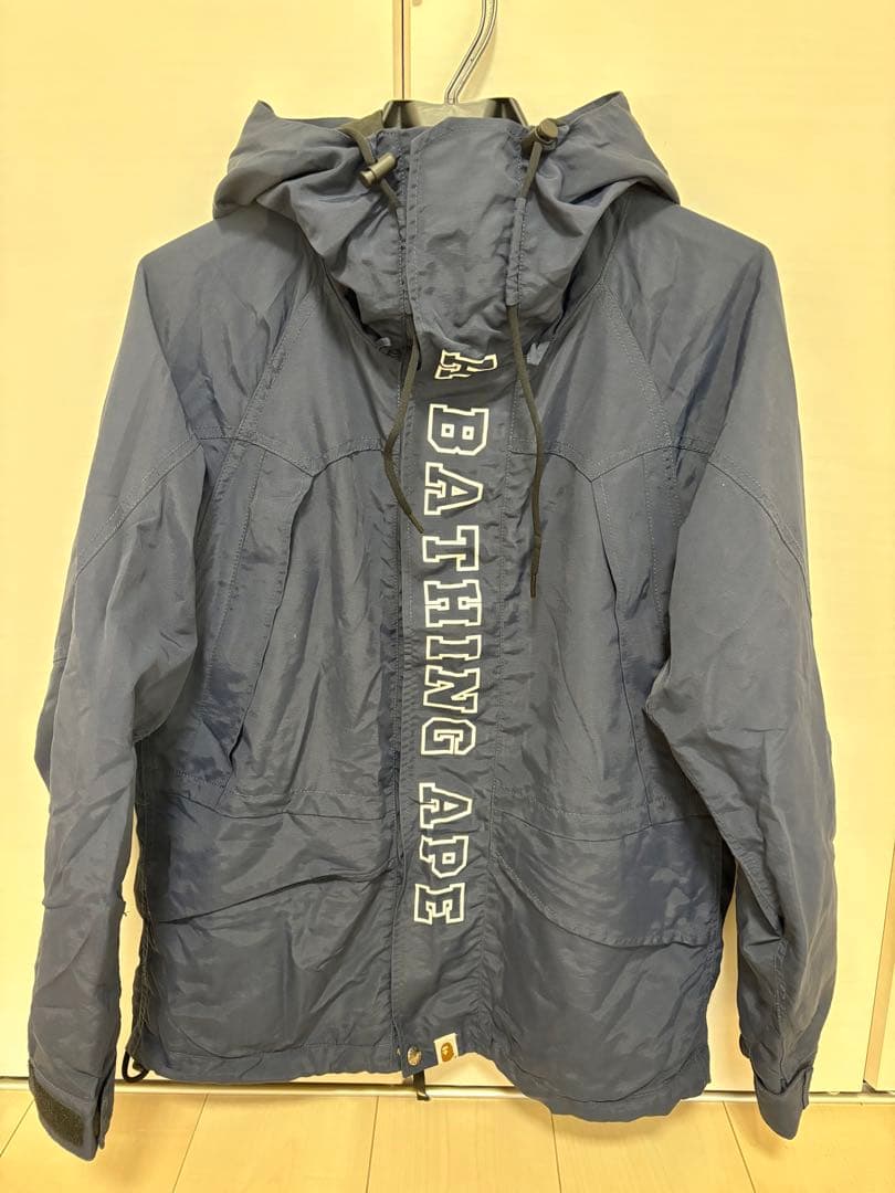 A BATHING APE ネイビー ナイロンジャケット