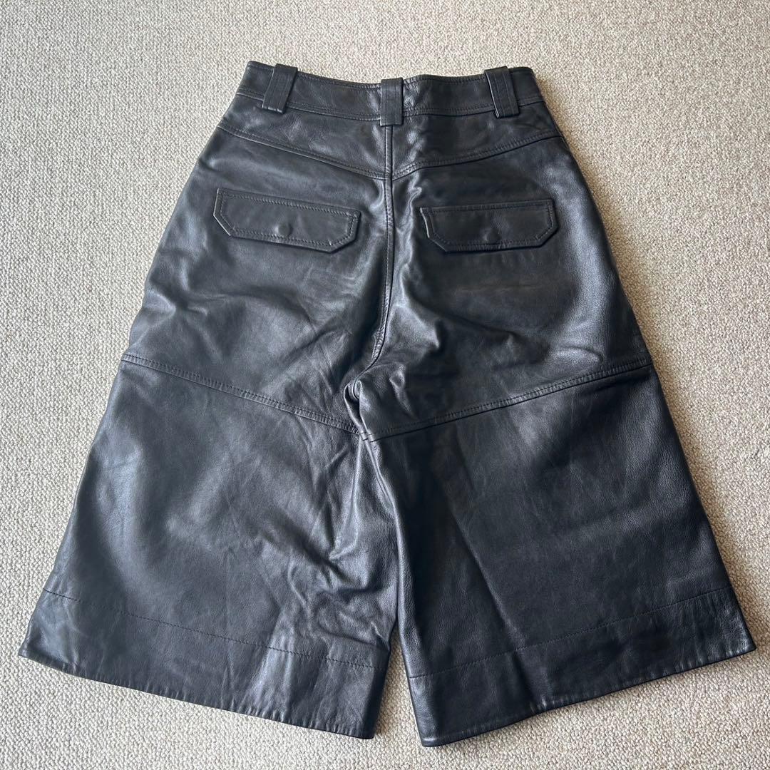 GANNI ガニー レザー ショートパンツ